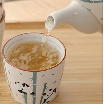 急須　セット Amazon｜急須セット 湯呑み セット パンダ 陶器ティーポット